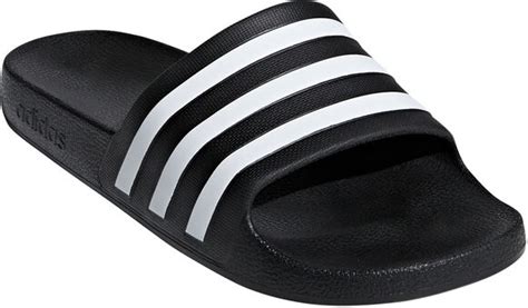 adidas adilette aqua slippers zwart heren|adidas adilette sokken.